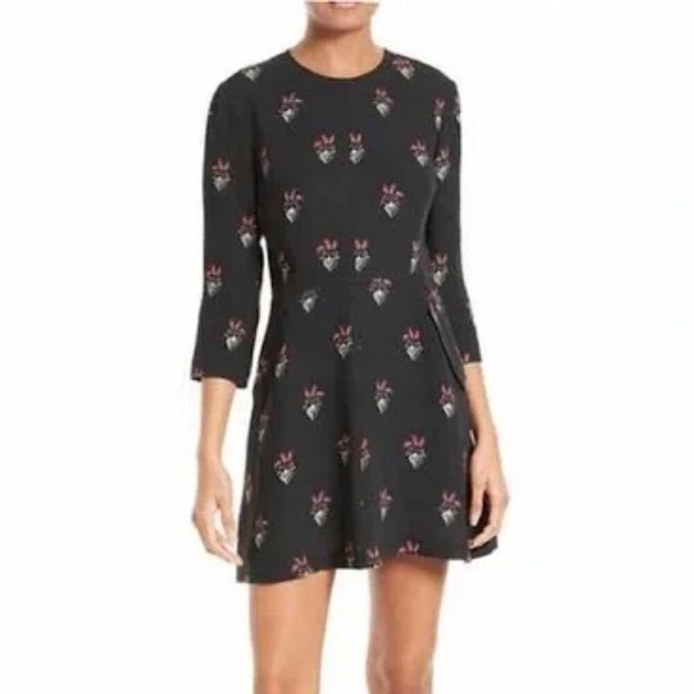 A.L.C. Silk Fleur De Lys Dress